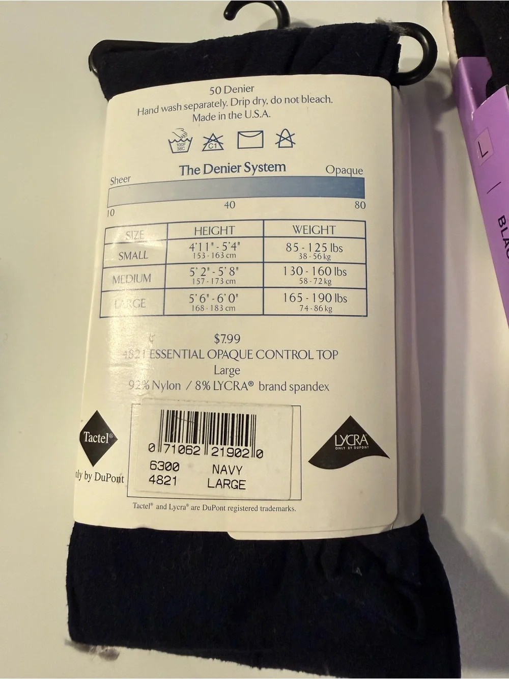 pantyhose lot Large, Karen Scott, Apt 9 Black Out, No Nonsense Brush